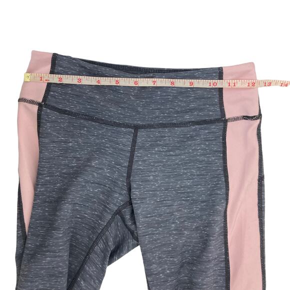 Zella Womens Gray and Pink Color Block Full Length Leggings Size XS - Picture 6 of 10